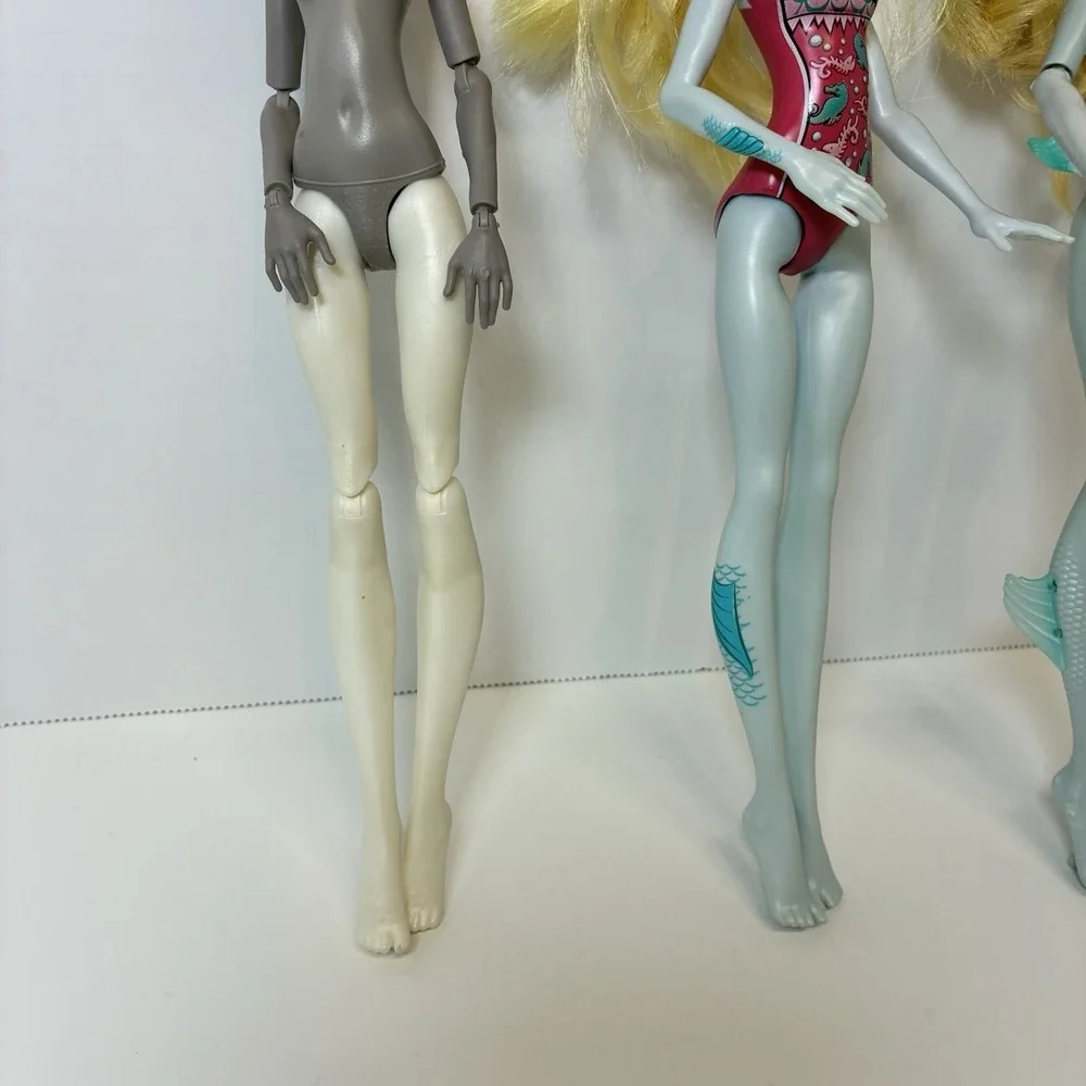 Monster High Lot Of 3 Dolls Lagoona Blue and Monica D'Kay 2015 - 2017